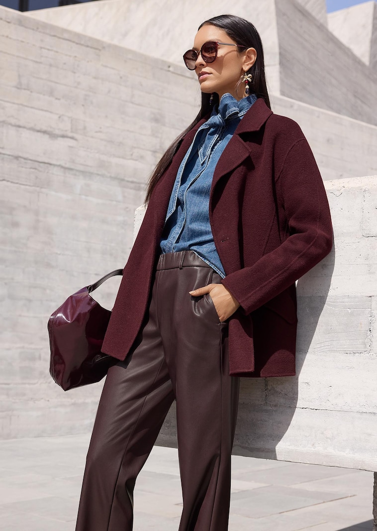 Jacke in lässig eleganter Weite