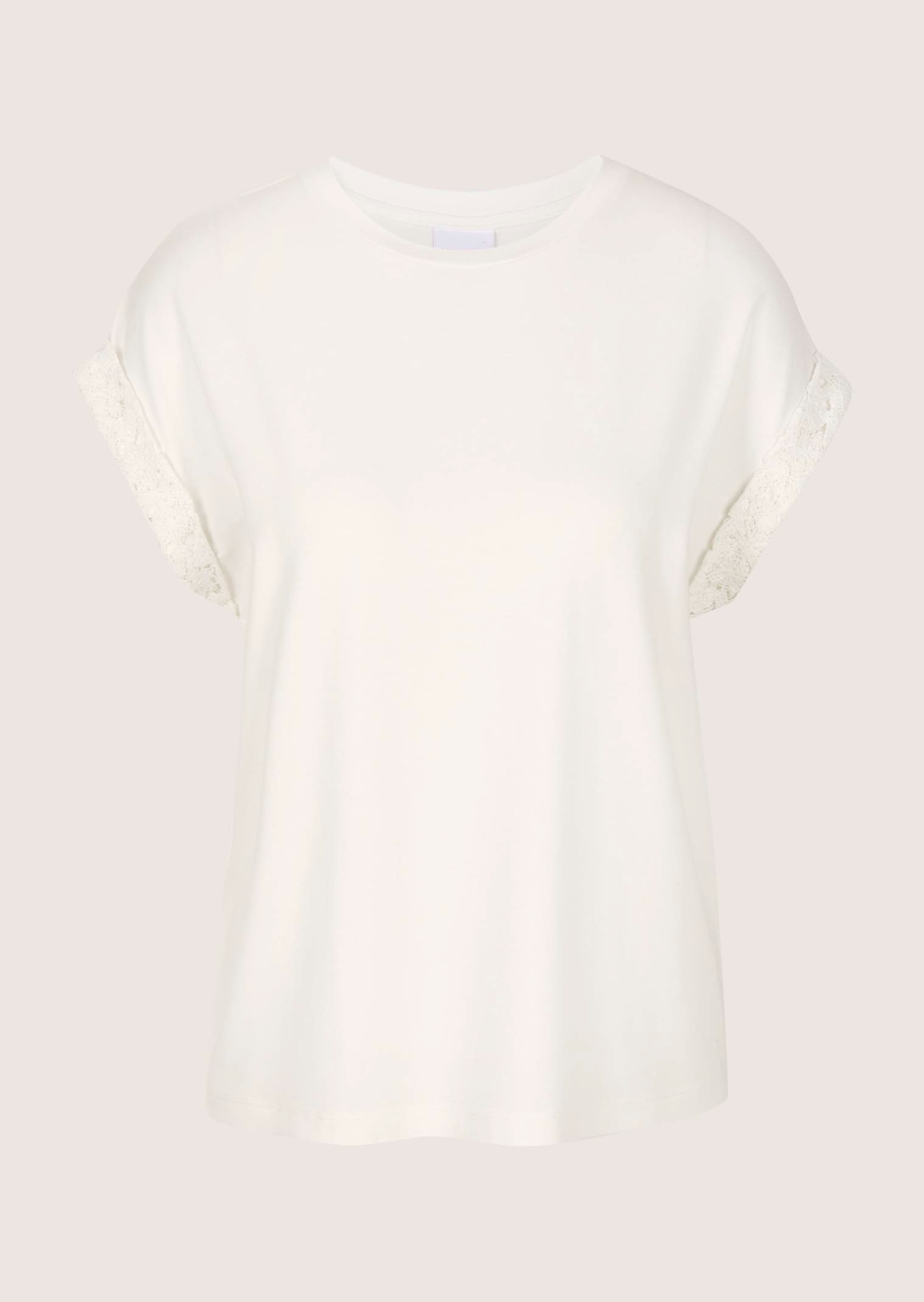 Shirt mit Spitze an den Ärmeln