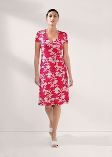 Jerseykleid mit Raffung thumbnail 1