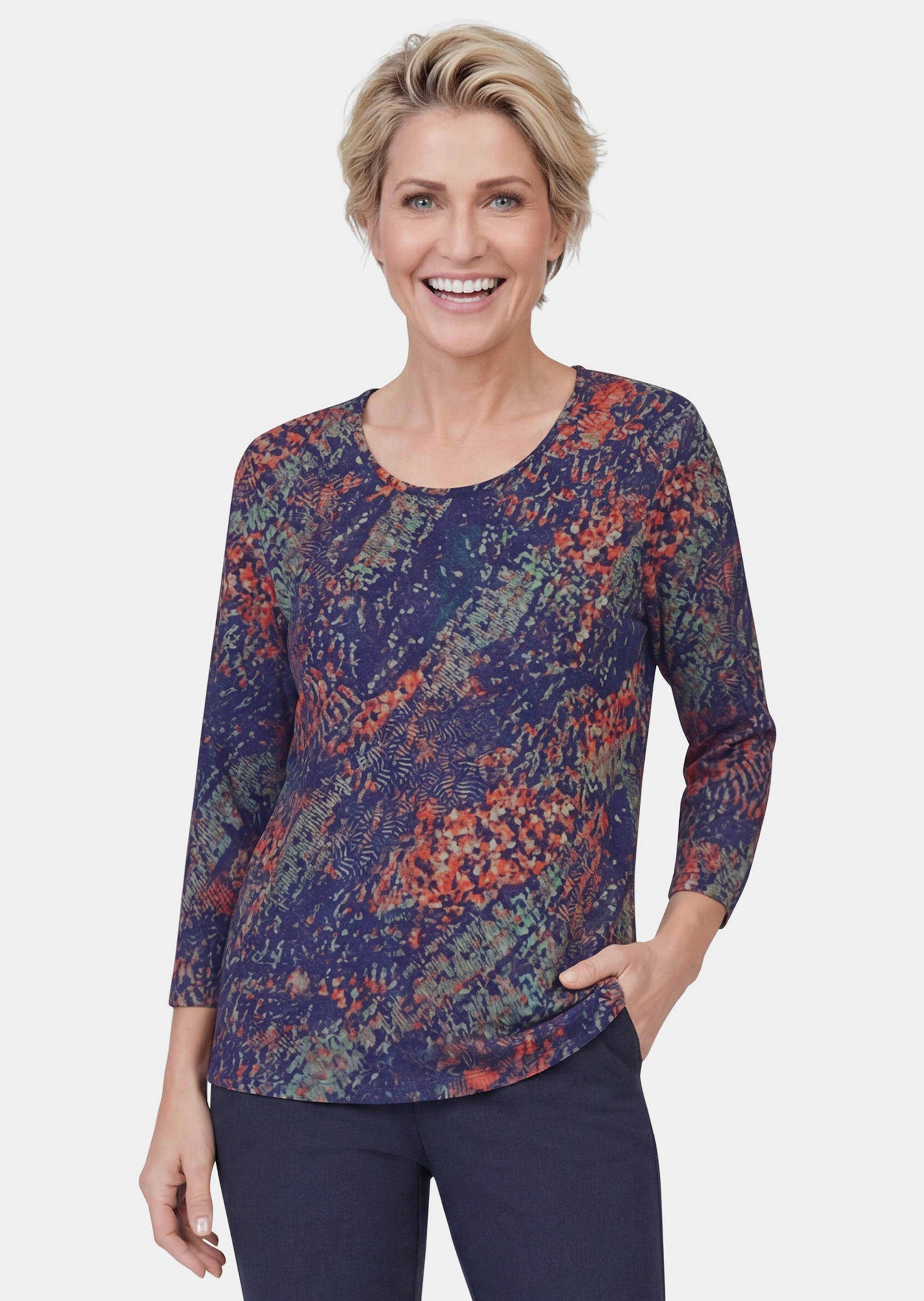 Langarmshirt mit Pailletten-Print