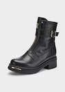 Leder-Stiefelette mit Schnalle thumbnail 1