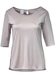Seidenshirt mit rundem Ausschnitt thumbnail 1
