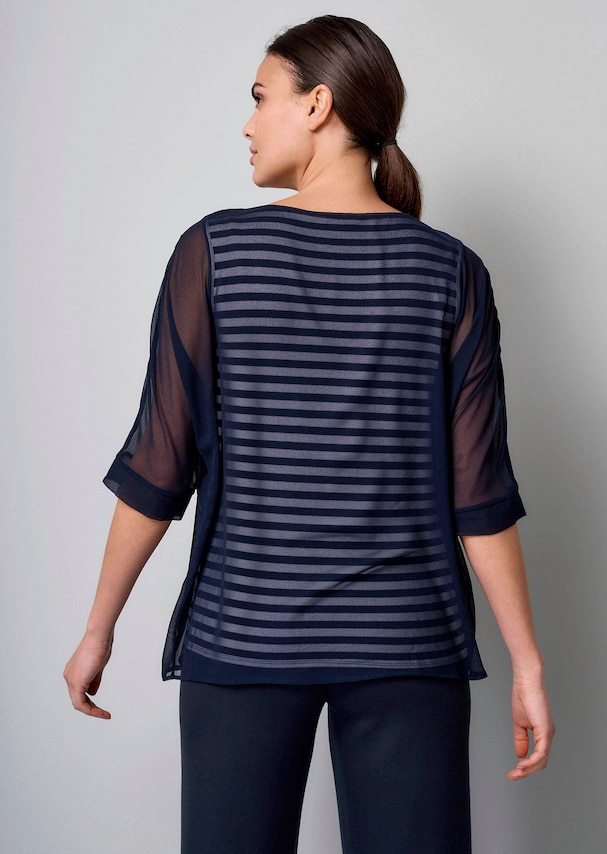 Bluse in Streifendessin 2