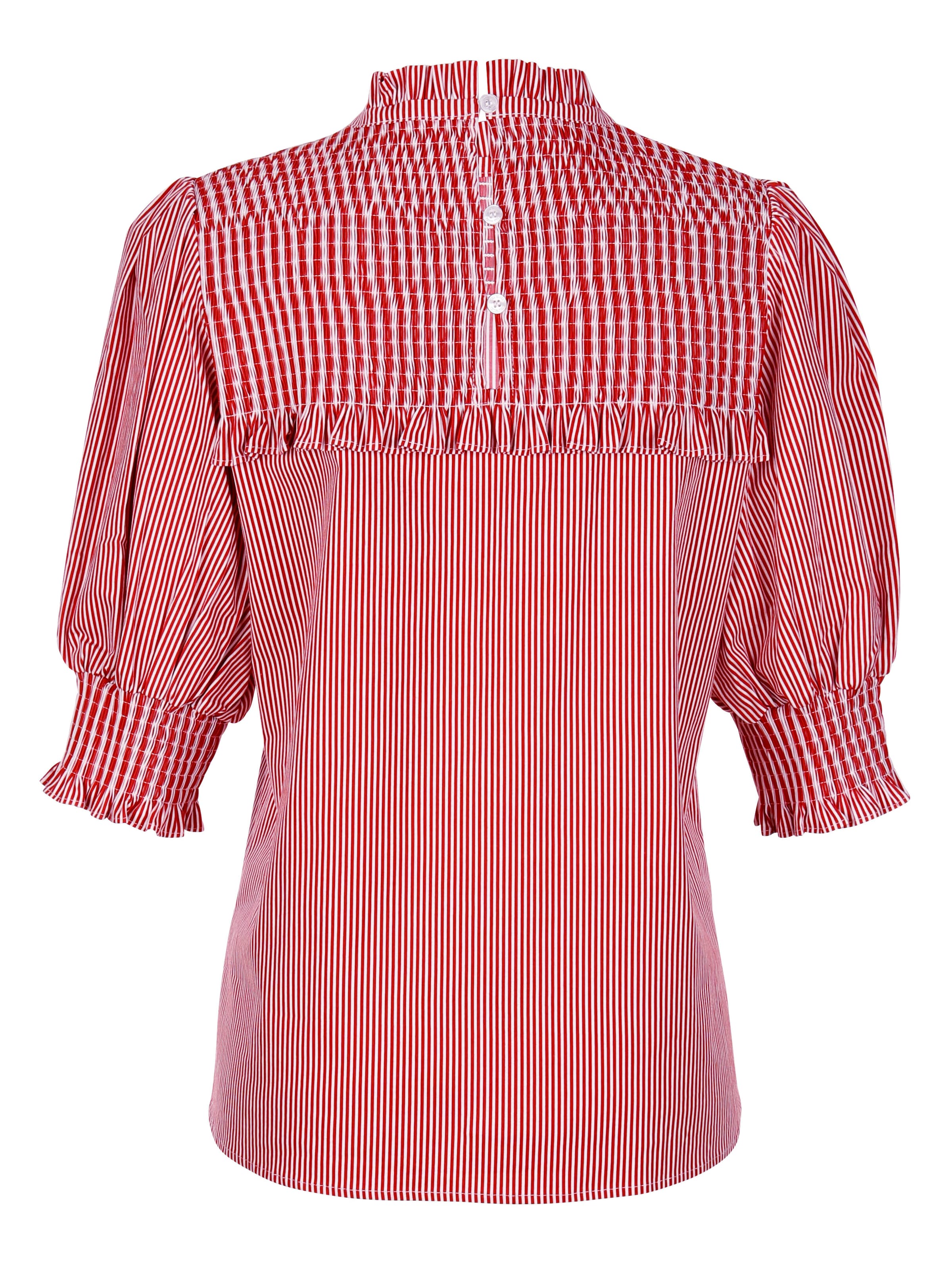 Bluse mit gesmoktem Ärmel 5