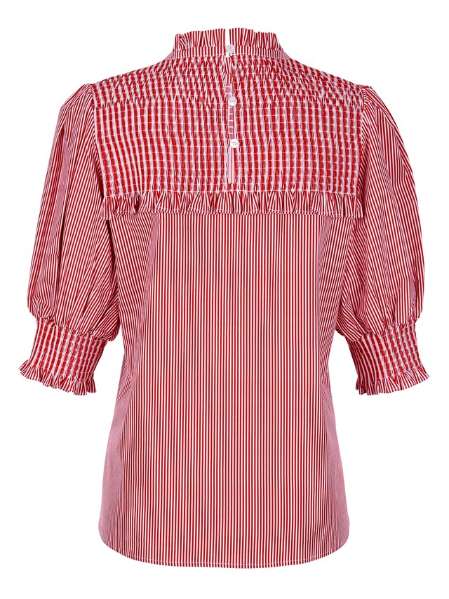 Bluse mit gesmoktem Ärmel 5