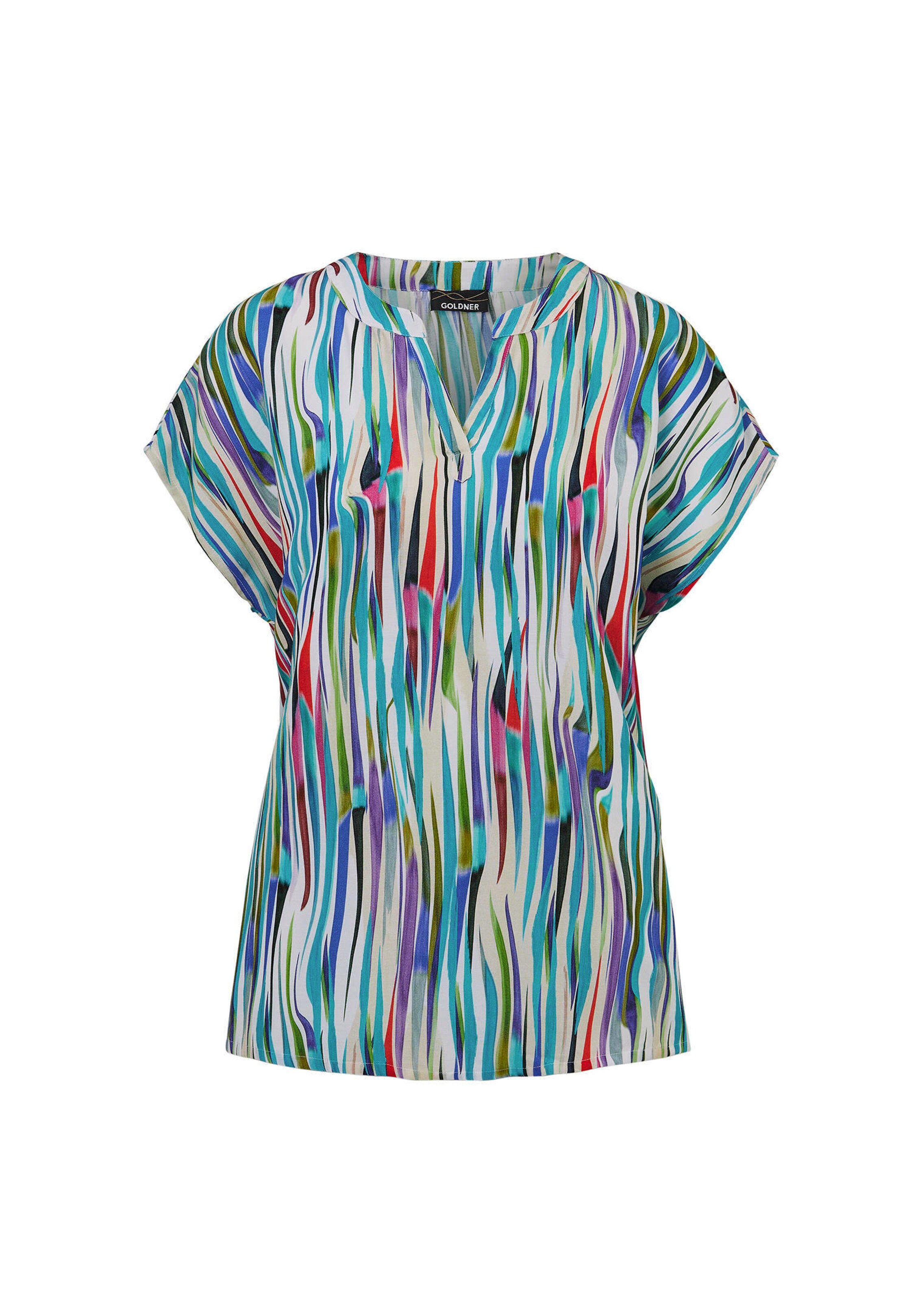 Bluse mit Tunika Ausschnitt