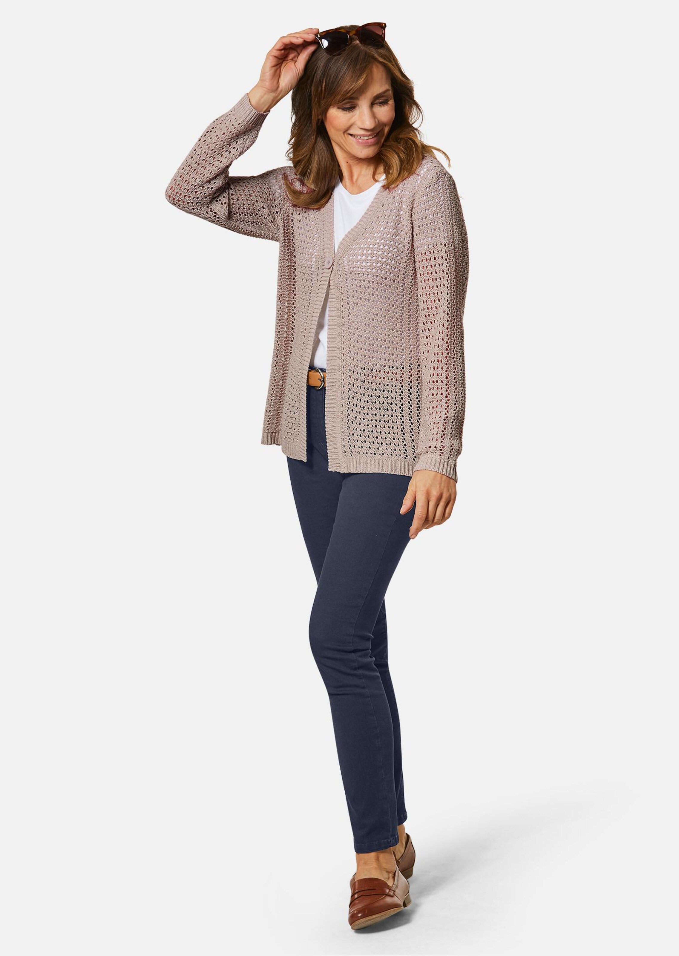 Cardigan - beige - Gr. 23 de Goldner Fashion