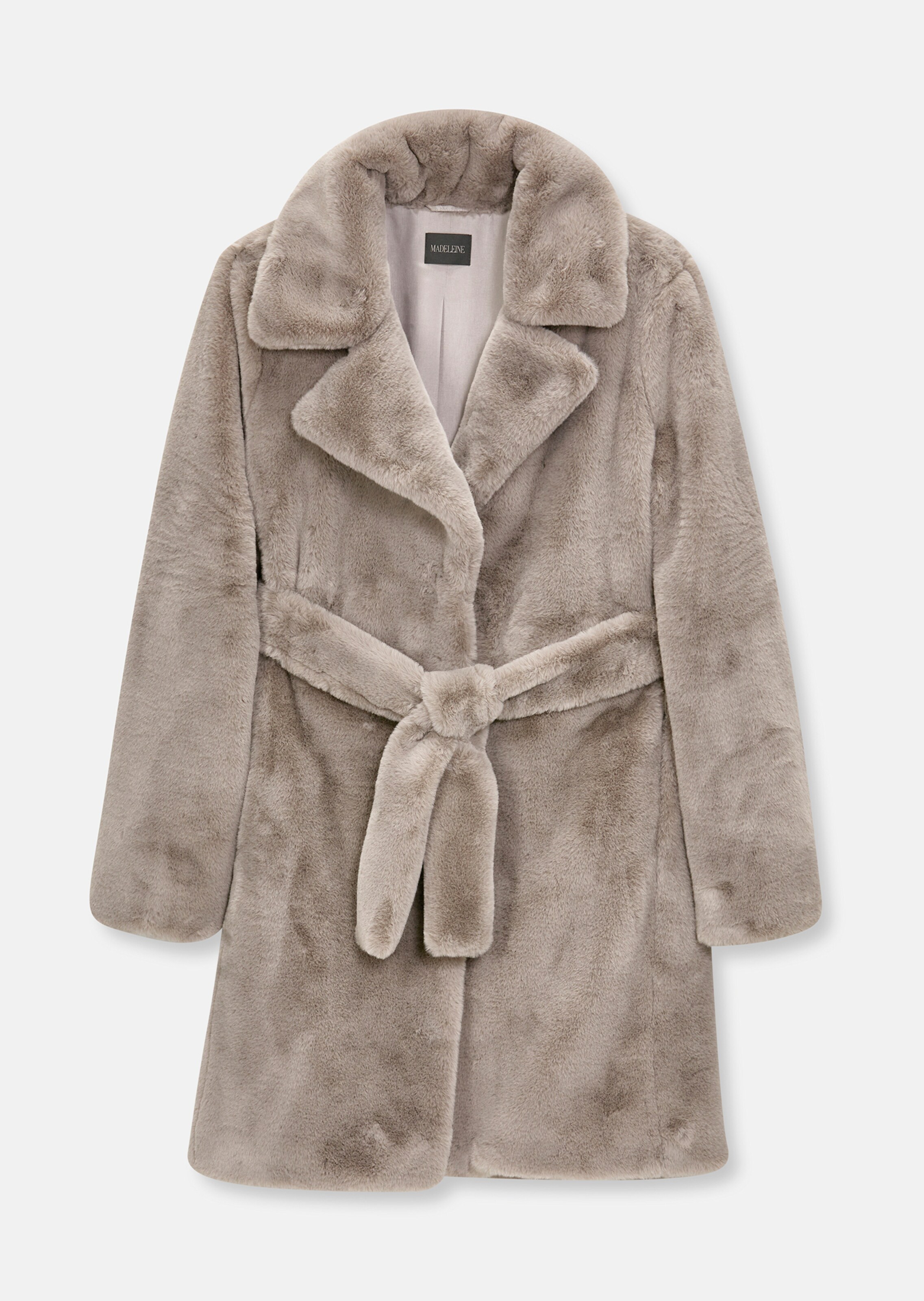 Longjacke aus Webpelz