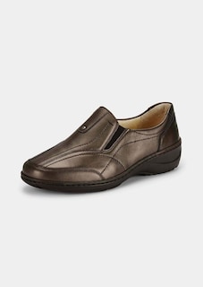 Élégants mocassins en cuir souple thumbnail 5