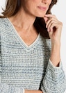 Pullover van structuurtricot met een V-hals thumbnail 5