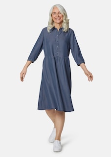 Robe avec col chemise thumbnail 1