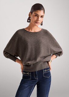 Kaschmirpullover mit Fledermausärmeln thumbnail 7