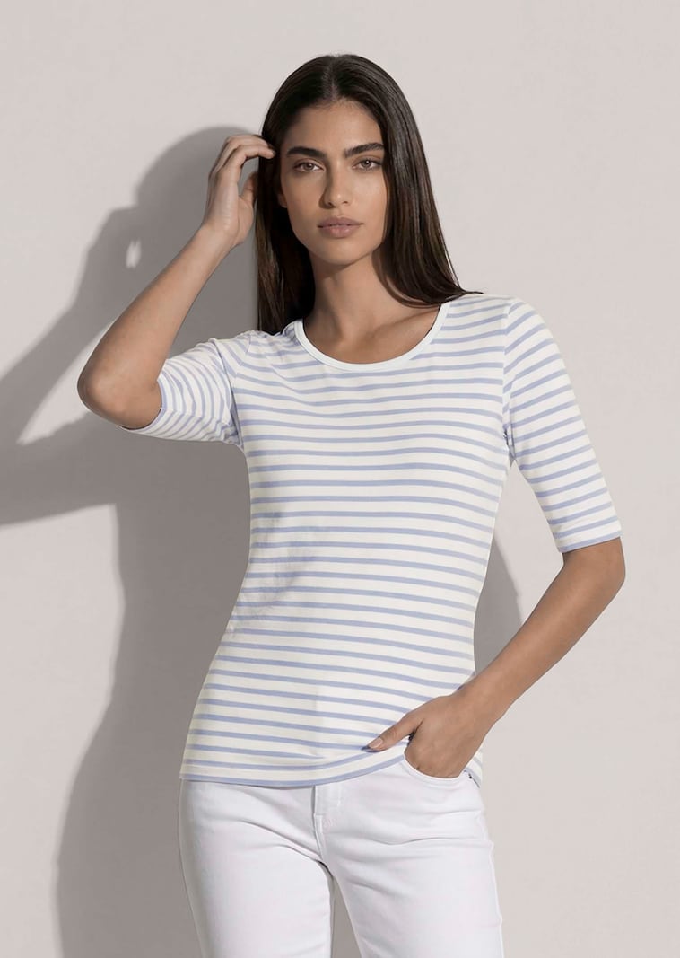 Ringelshirt mit zarten Streifen