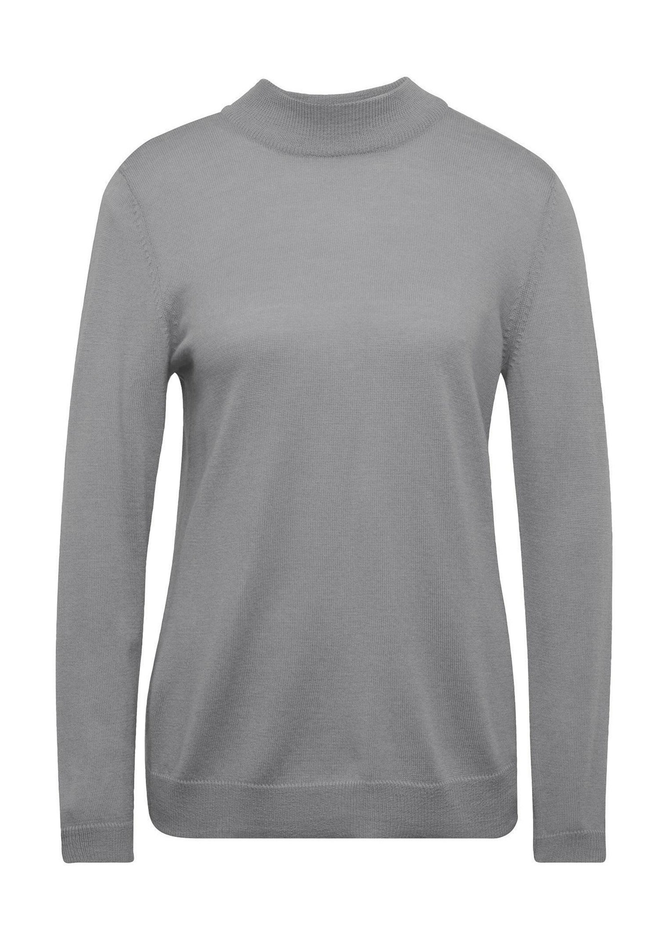 Pull à col droit - gris / mélangé - Gr. 50 de Goldner Fashion