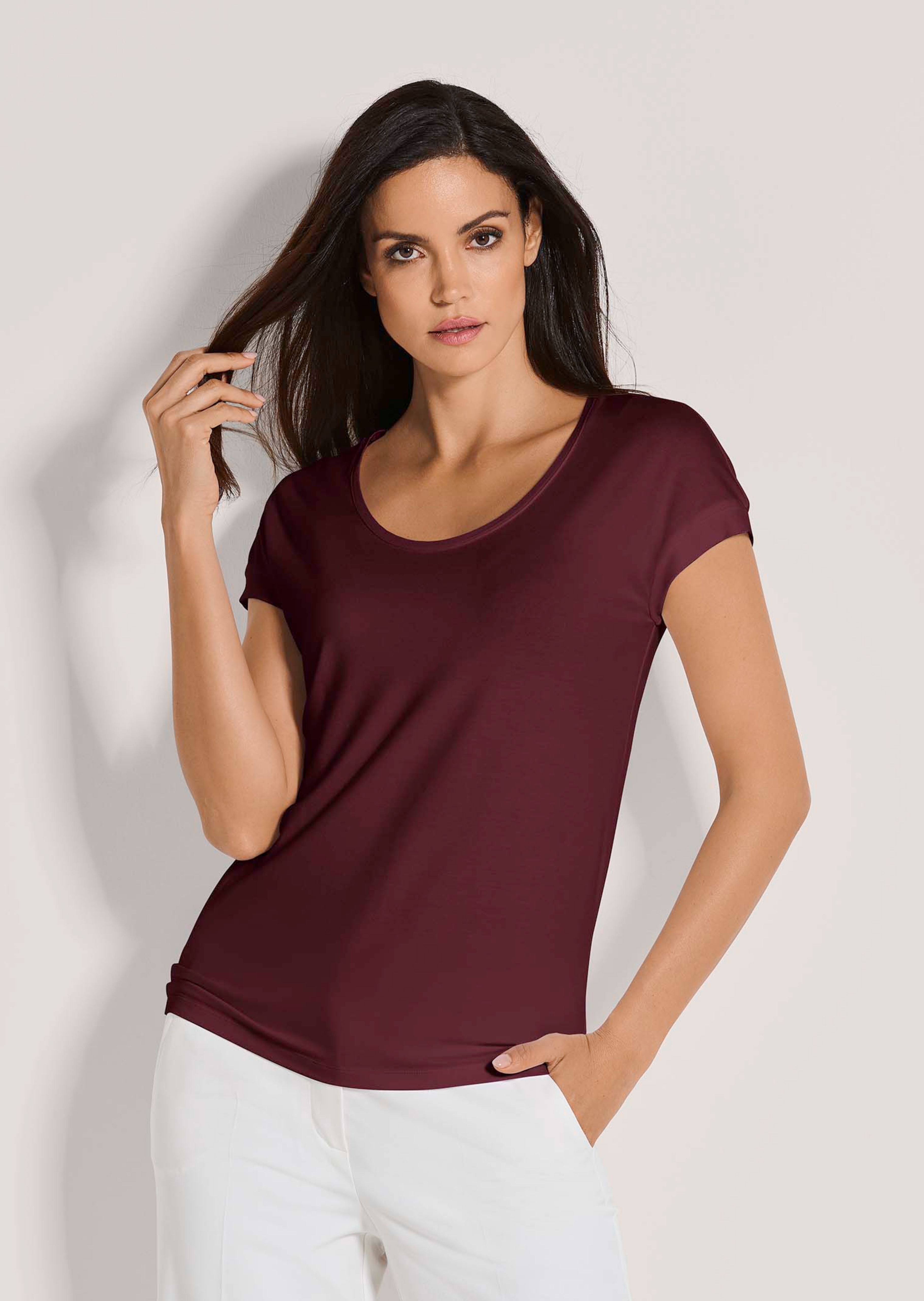 Shirt mit Rundhals-Ausschnitt
