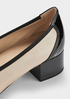 Elegante pumps met lakleren accenten thumbnail 3