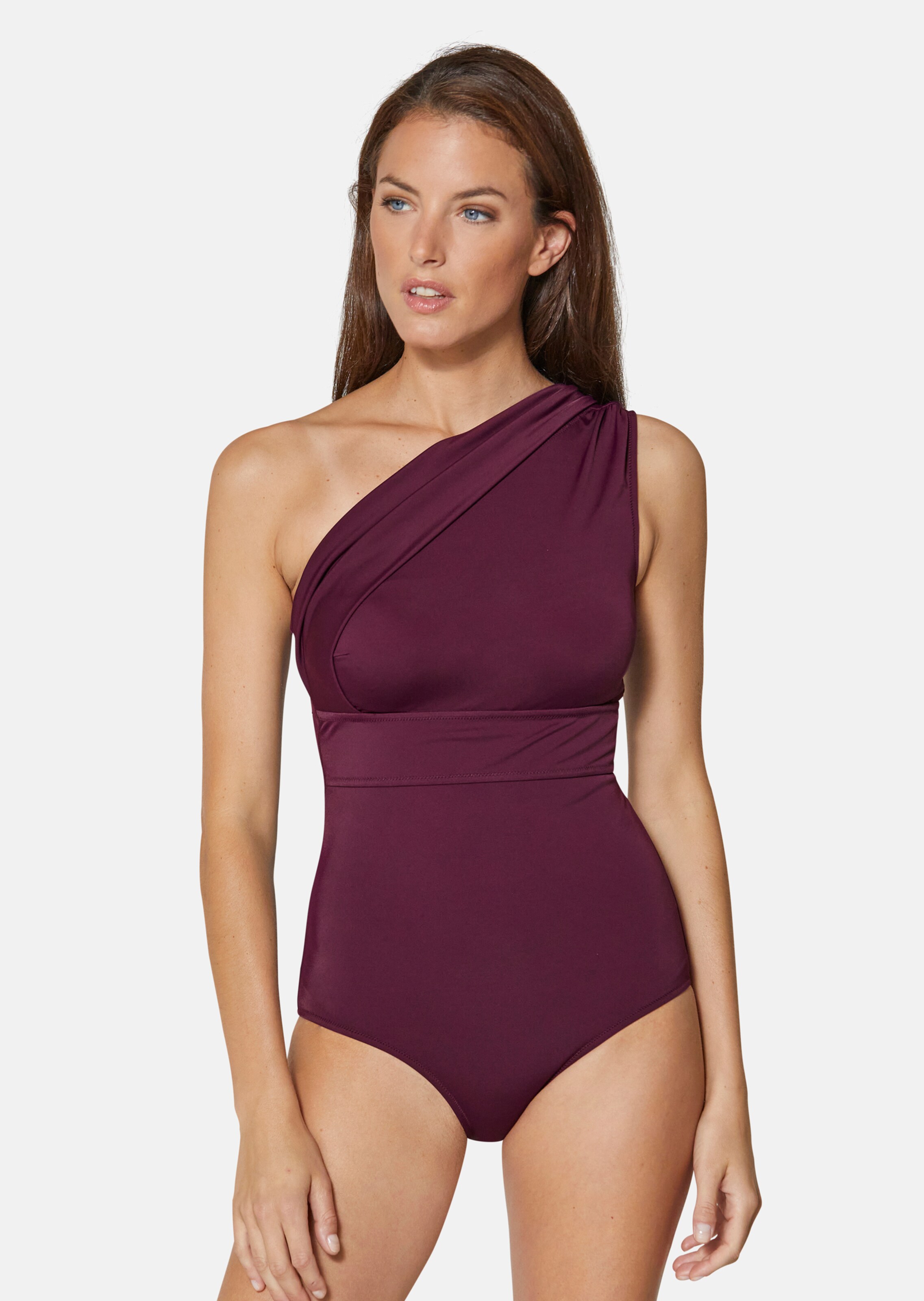 Eleganter One-Shoulder-Badeanzug