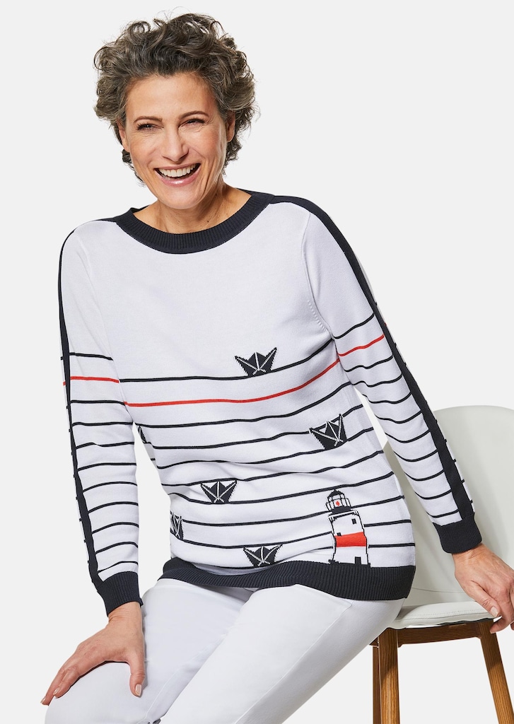 Pullover met luxueuze tricot structuur 2