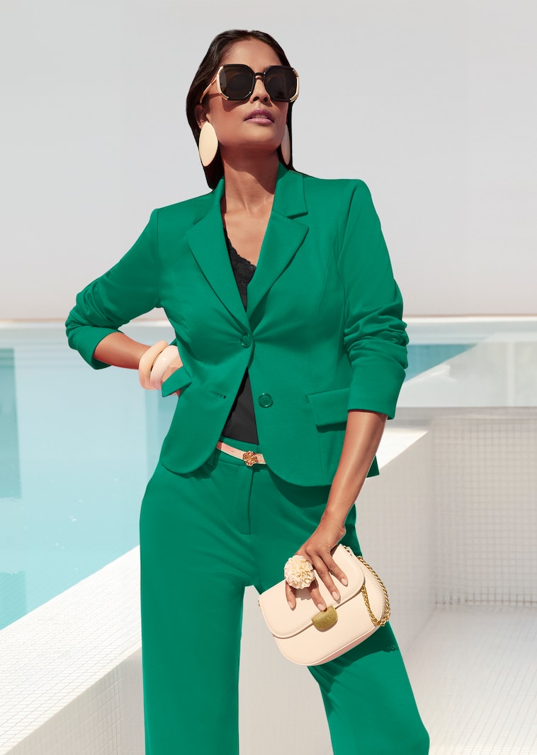 Kurzer Jersey-Blazer