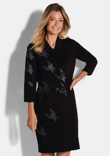 Jerseykleid mit edlem Frontprint thumbnail 1