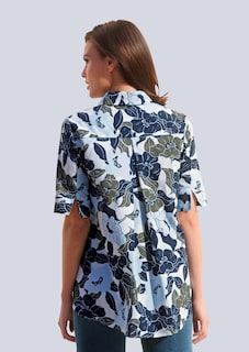 Bluse mit floralem Dessin thumbnail 3