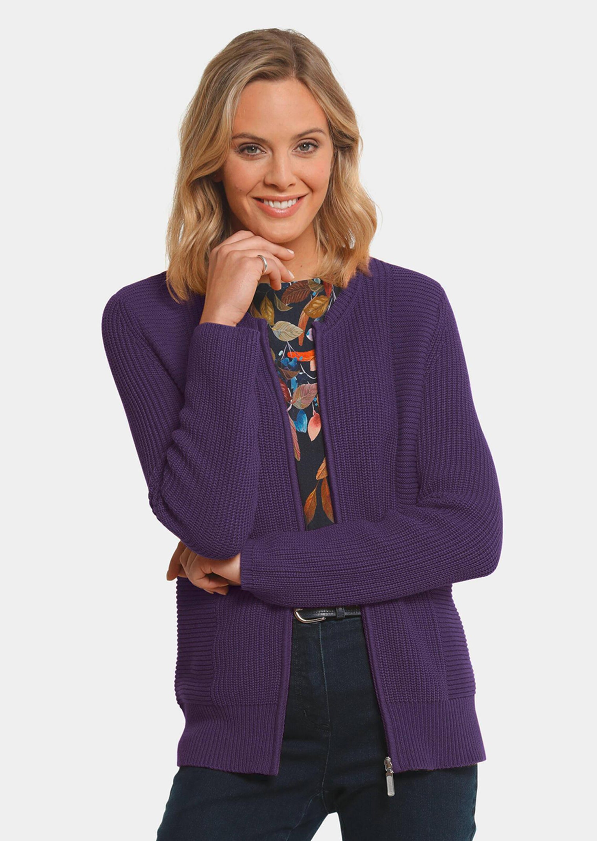 Cardigan en tricot structuré