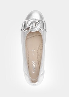 Ballerina aus Leder mit Schmuckkette thumbnail 2