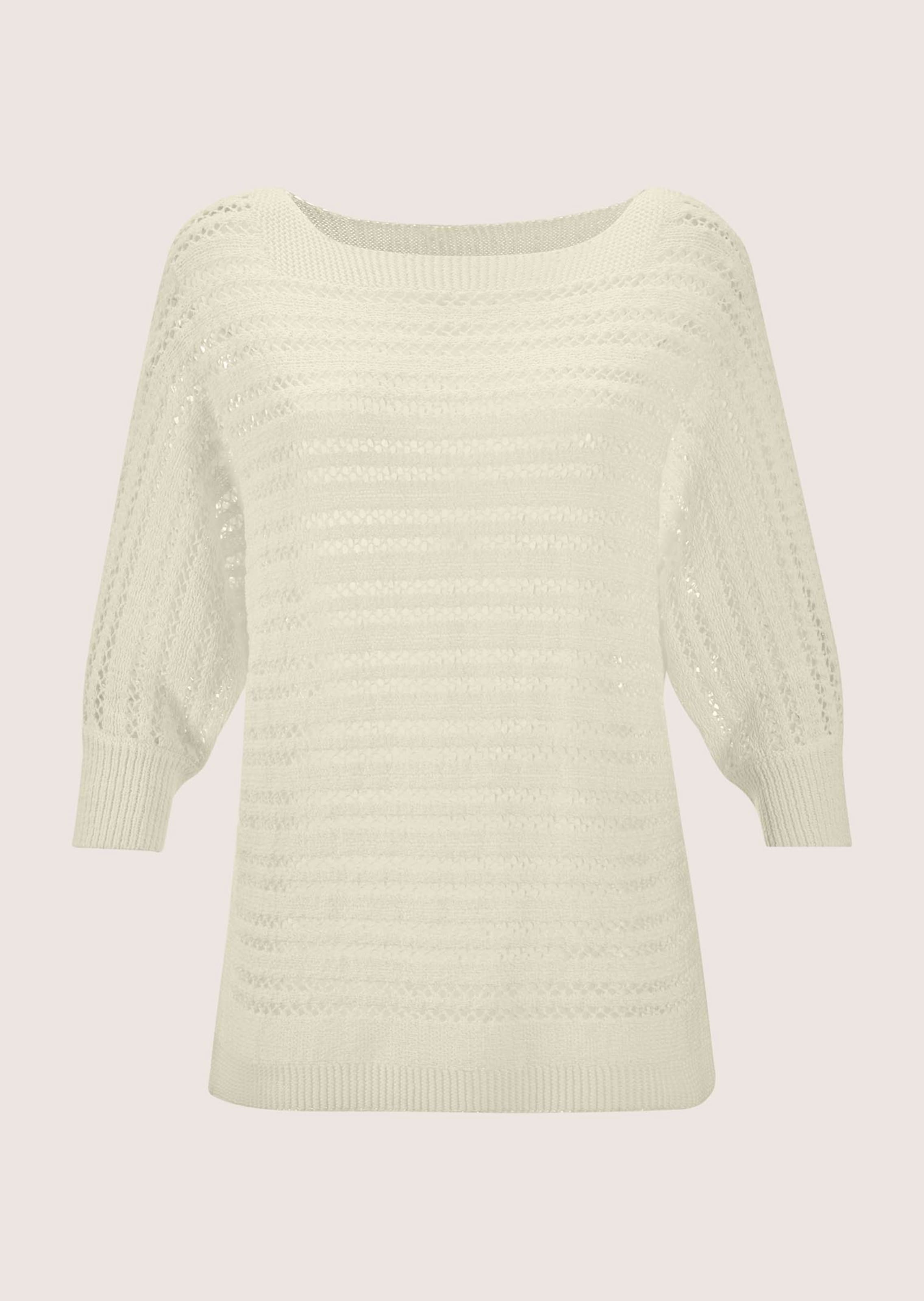 Pullover mit Ajour-Muster