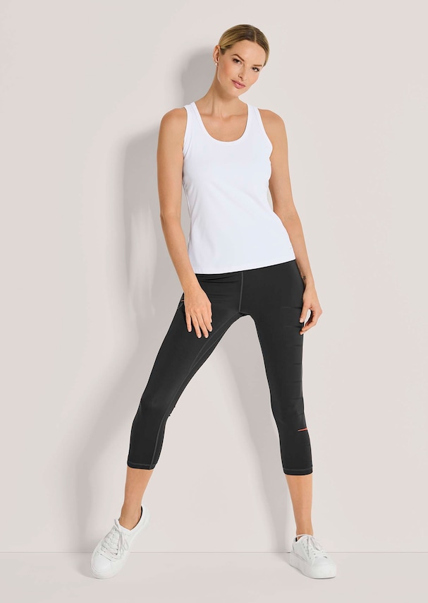Basic Tanktop aus Rippmaterial 1
