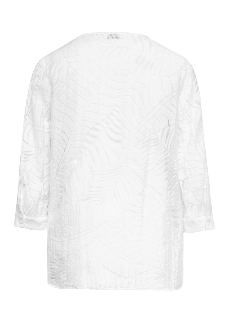 Casual gesneden etskantblouse