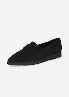 Mocassins van suède met doorlopende zool thumbnail 1