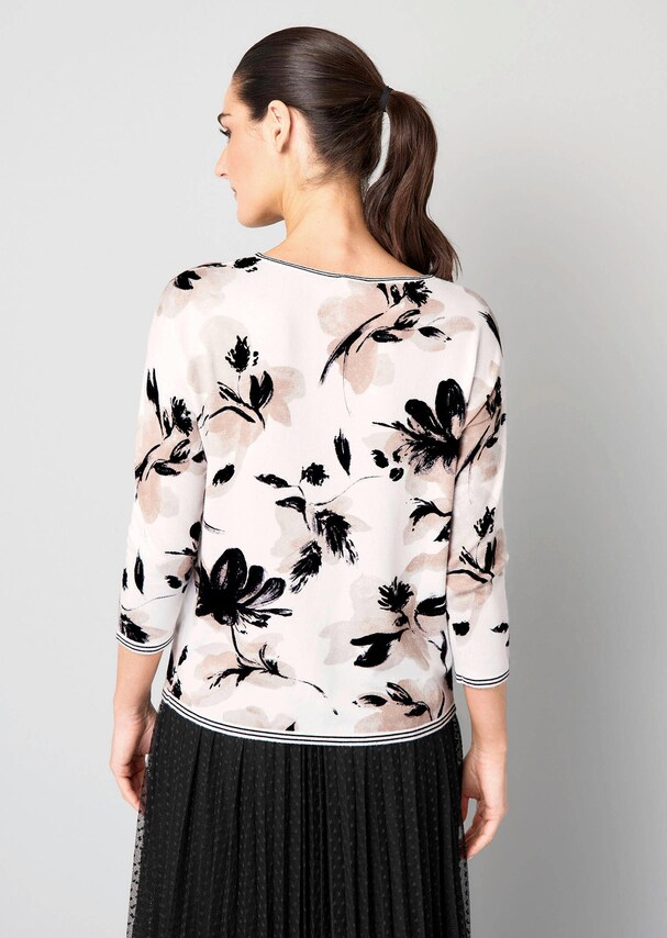 Pullover mit floralem Print 2