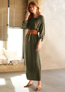 Langes Kleid mit modisch sportiver Note thumbnail 7