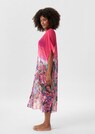 Semitransparenter Kaftan mit floralem Tropenprint thumbnail 4