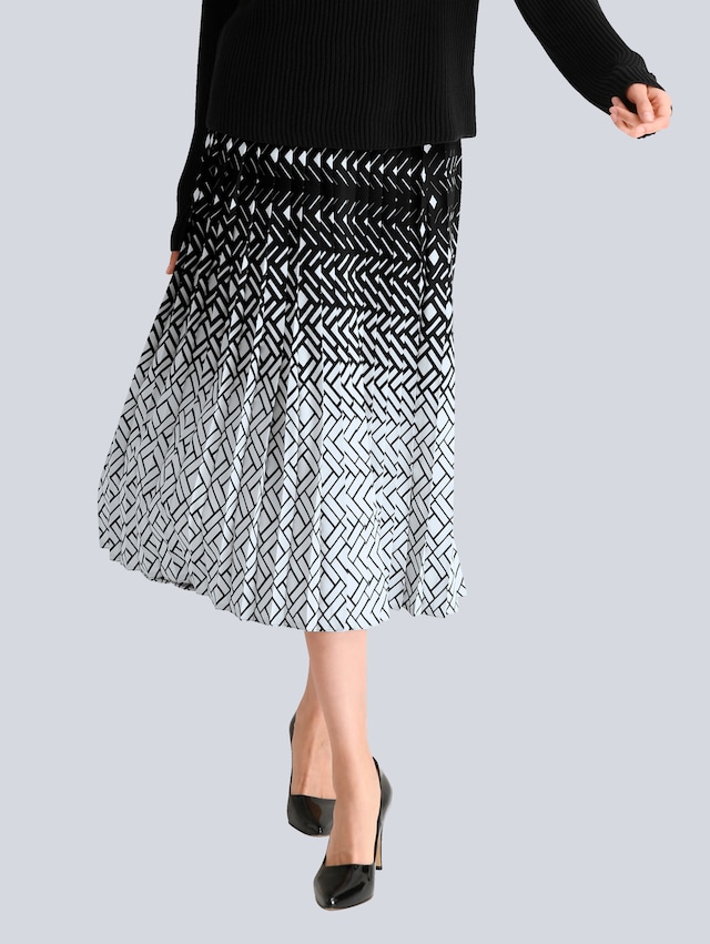 Rock mit grafischem Druck 2