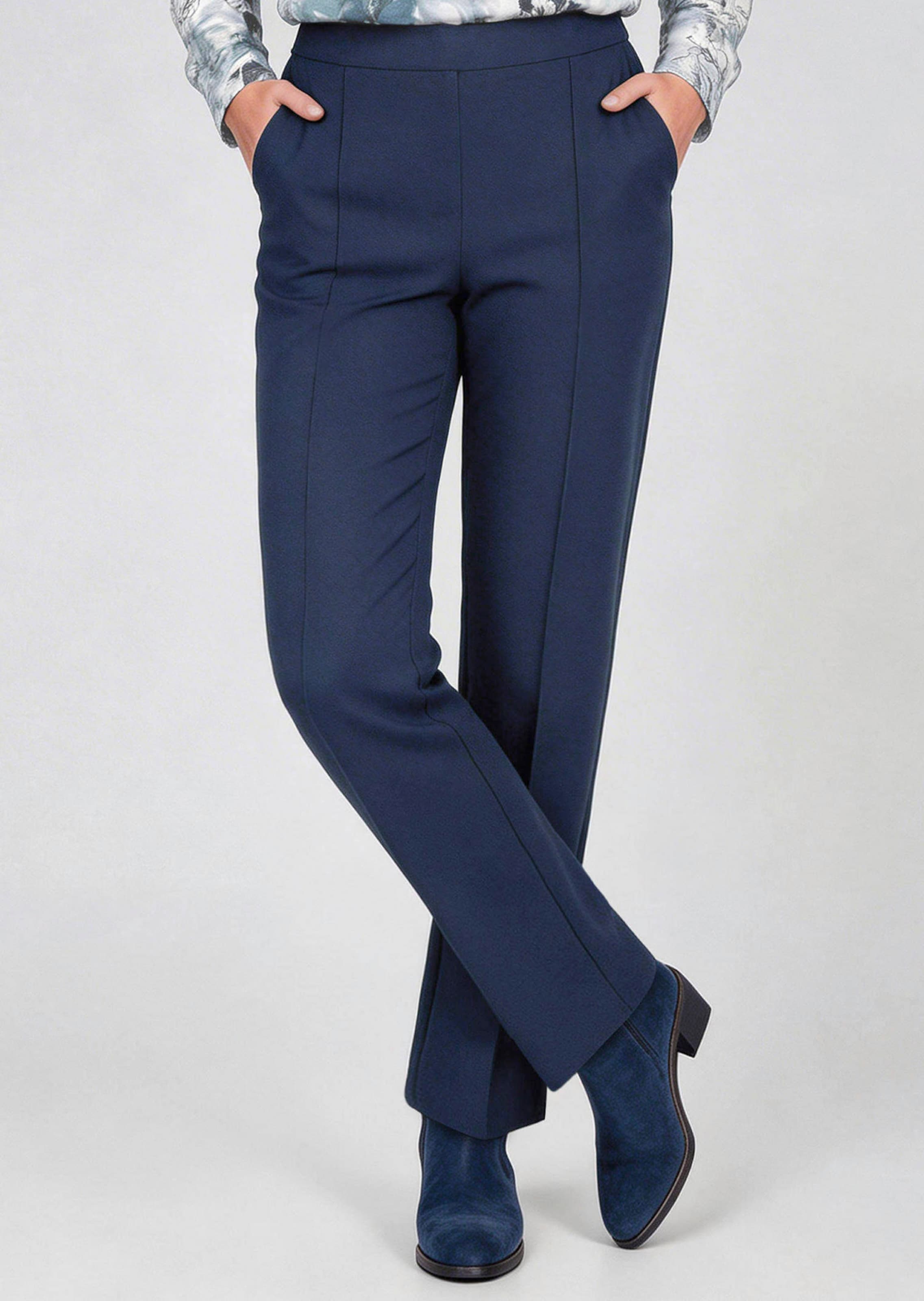 Broek CARLA van zacht jersey flanel