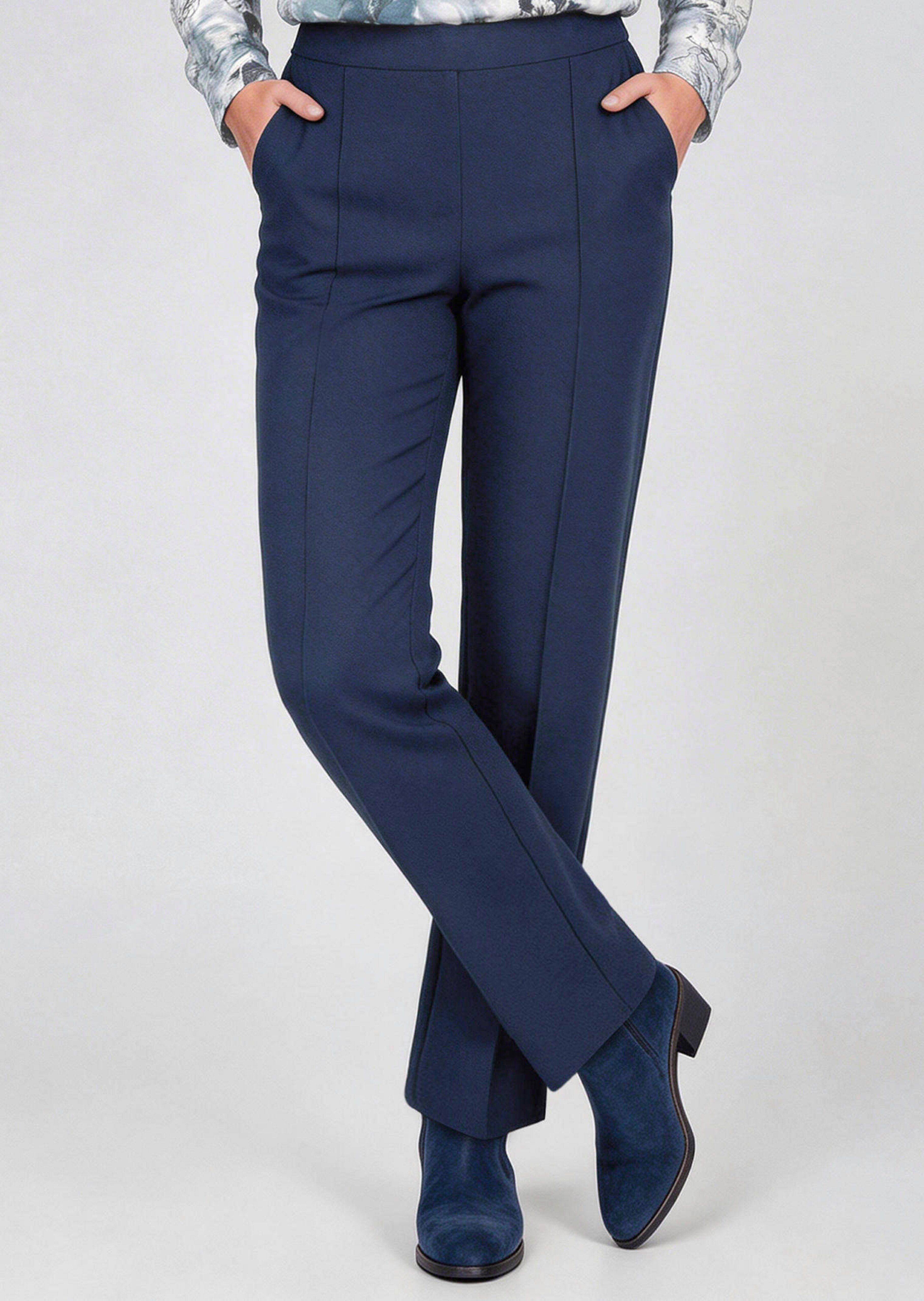 Broek CARLA van zacht jersey flanel