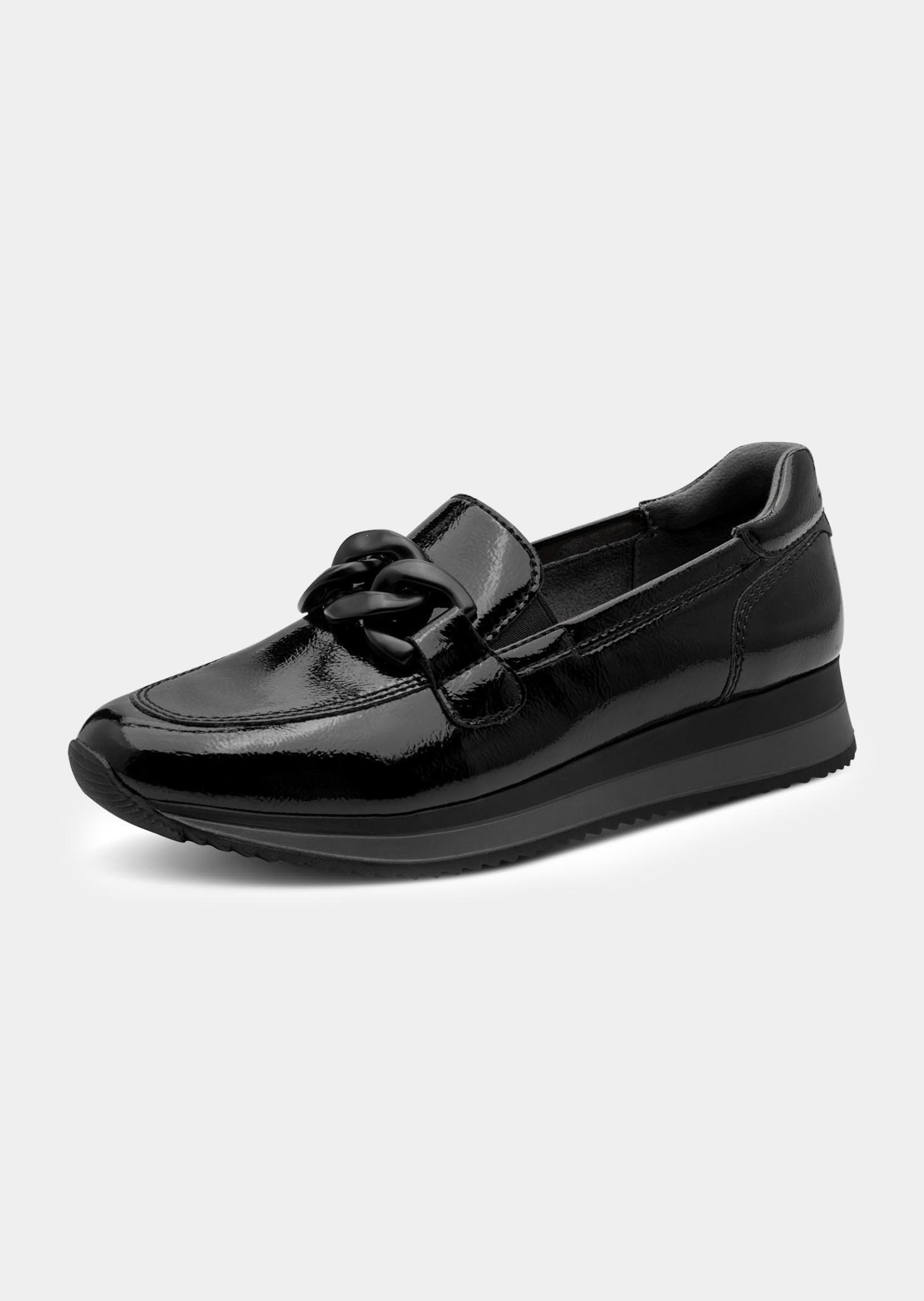 Slip-on schoen met sierbandje
