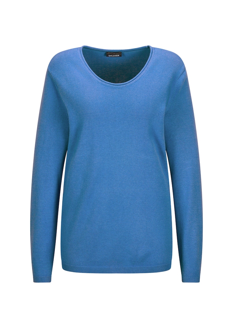 Tricot pullover van katoen en viscose