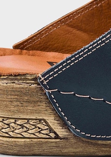 Maritieme, leren sandaaltjes thumbnail 3