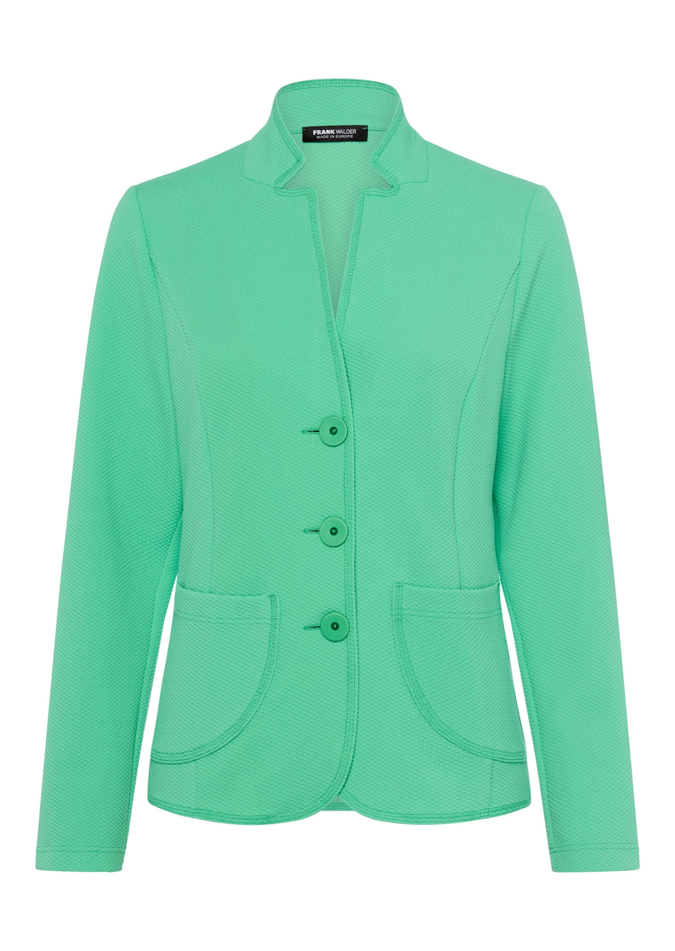 Jersey-Blazer mit kleinem Stehkragen