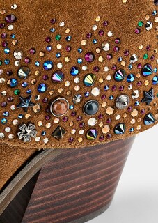 Leren laarzen in cowboystijl thumbnail 3