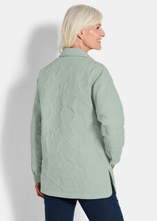 Surchemise avec motif floral en relief thumbnail 3