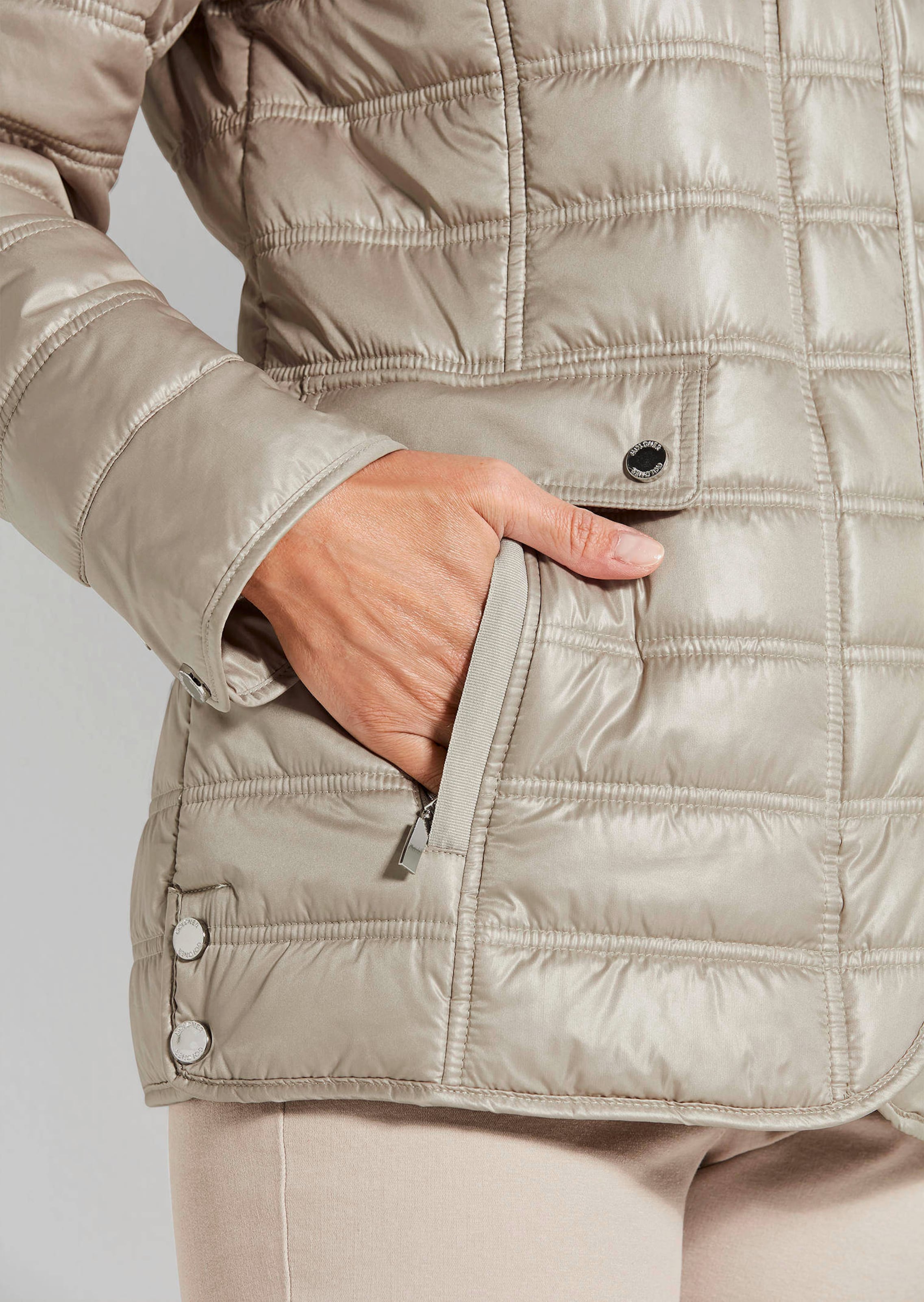 Leichte Steppjacke Damen Bomber Jacke - Lässige Kurze Oberteile Mit Reißverschluss Und Taschen