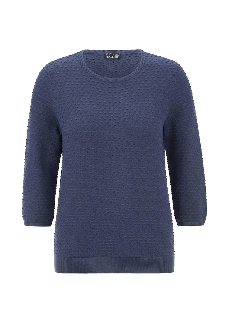 Pull en tricot avec motif à pois