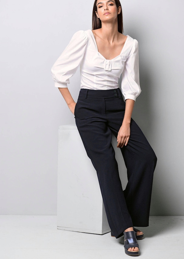 Bluse mit Riegel im Vorderteil 3