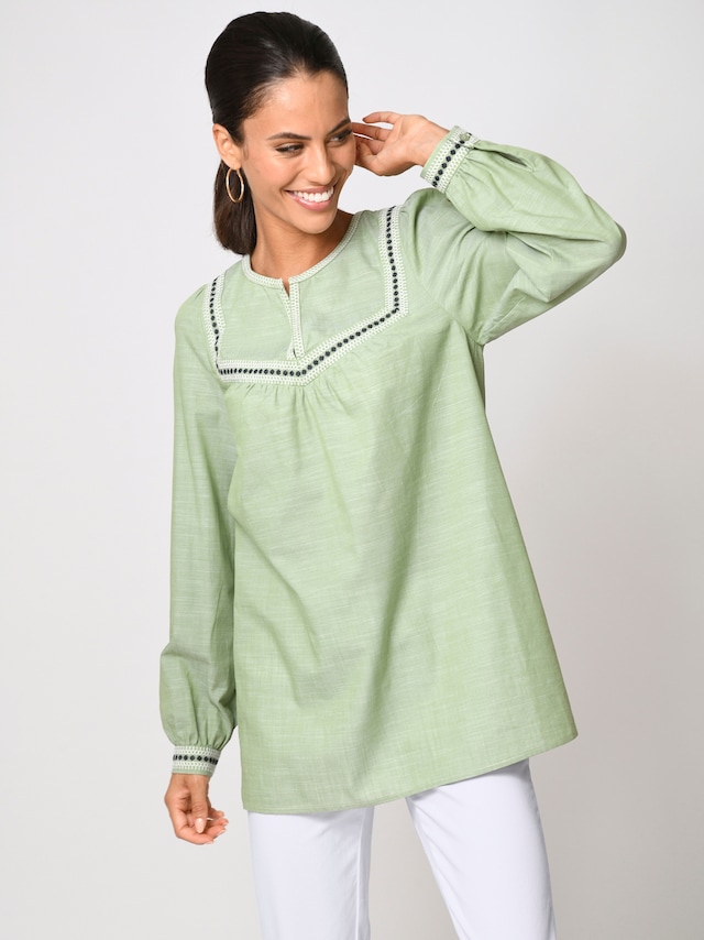 Tunika mit Stickerei