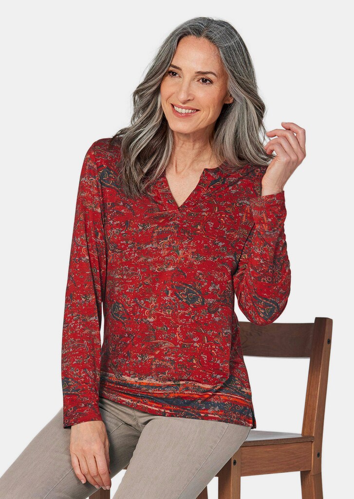 Langarmshirt mit Paisleymuster 3