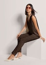 Lingerie-Top mit V-Ausschnitt und edler Spitze thumbnail 4