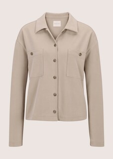 Oversize Hemdbluse mit aufgesetzten Taschen thumbnail 6